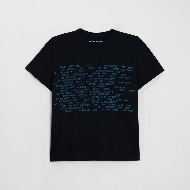 HIT ME HARD AND SOFT T-shirt noir repeat