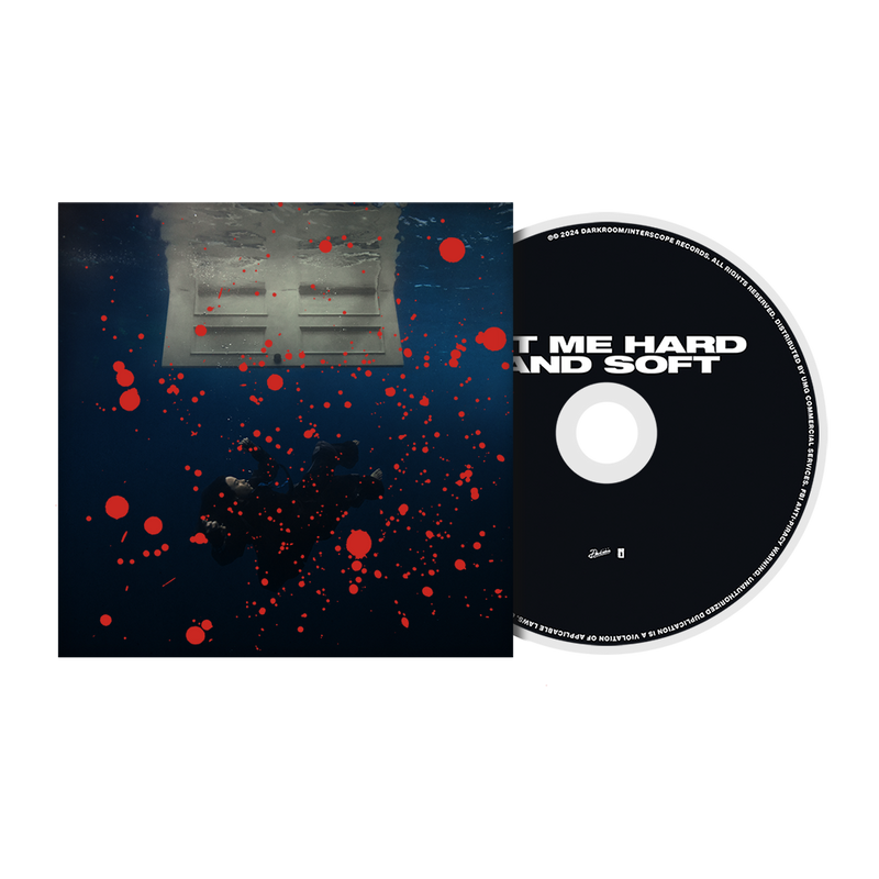 HIT ME HARD AND SOFT Splatter Paint CD (2 Year Anniversary Archive Edition)