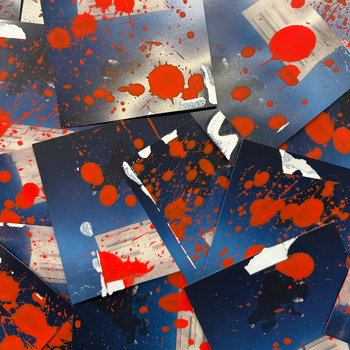 HIT ME HARD AND SOFT Splatter Paint CD (2 Year Anniversary Archive Edition)