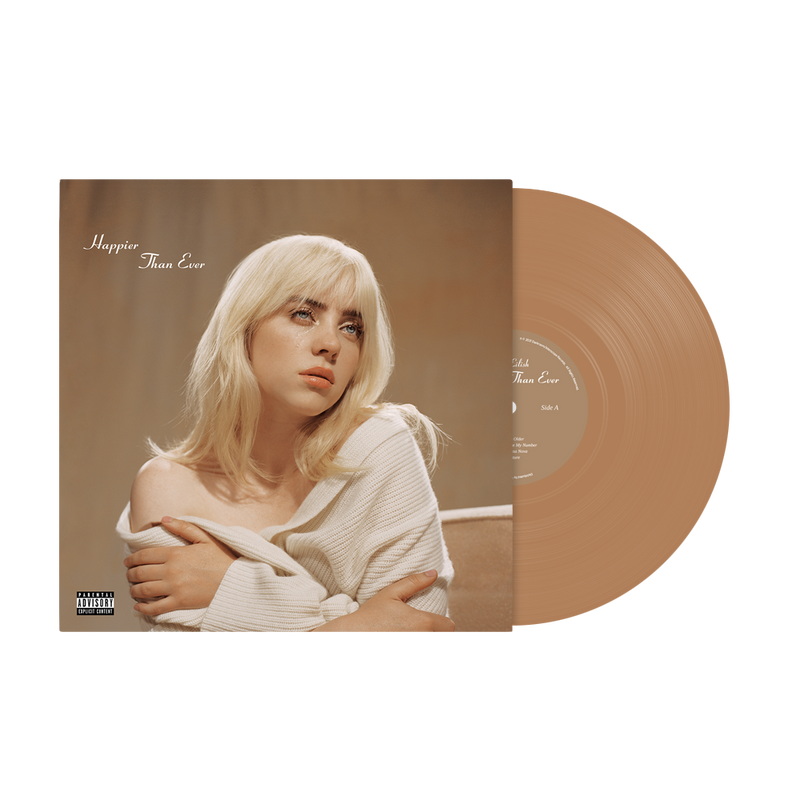 Happier Than Ever Édition Limitée Vinyle Couleur Sienne