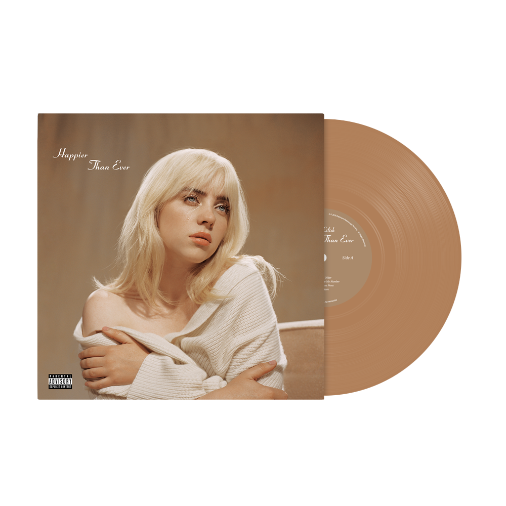 Happier Than Ever Édition Limitée Vinyle Couleur Sienne