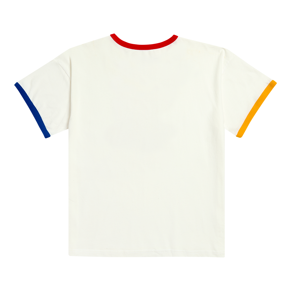 Billie Repeat Primary Ringer T-Shirt