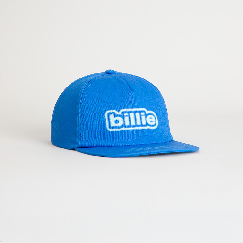 Billie Blue Flat Brim Snapback
