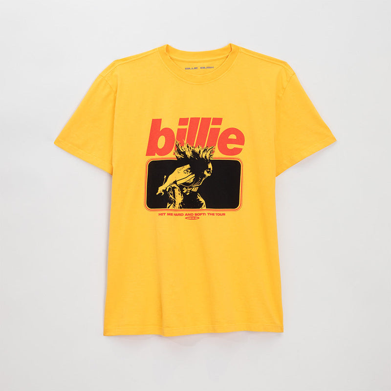 Live In 3D Hair Whip Mustard T-Shirt