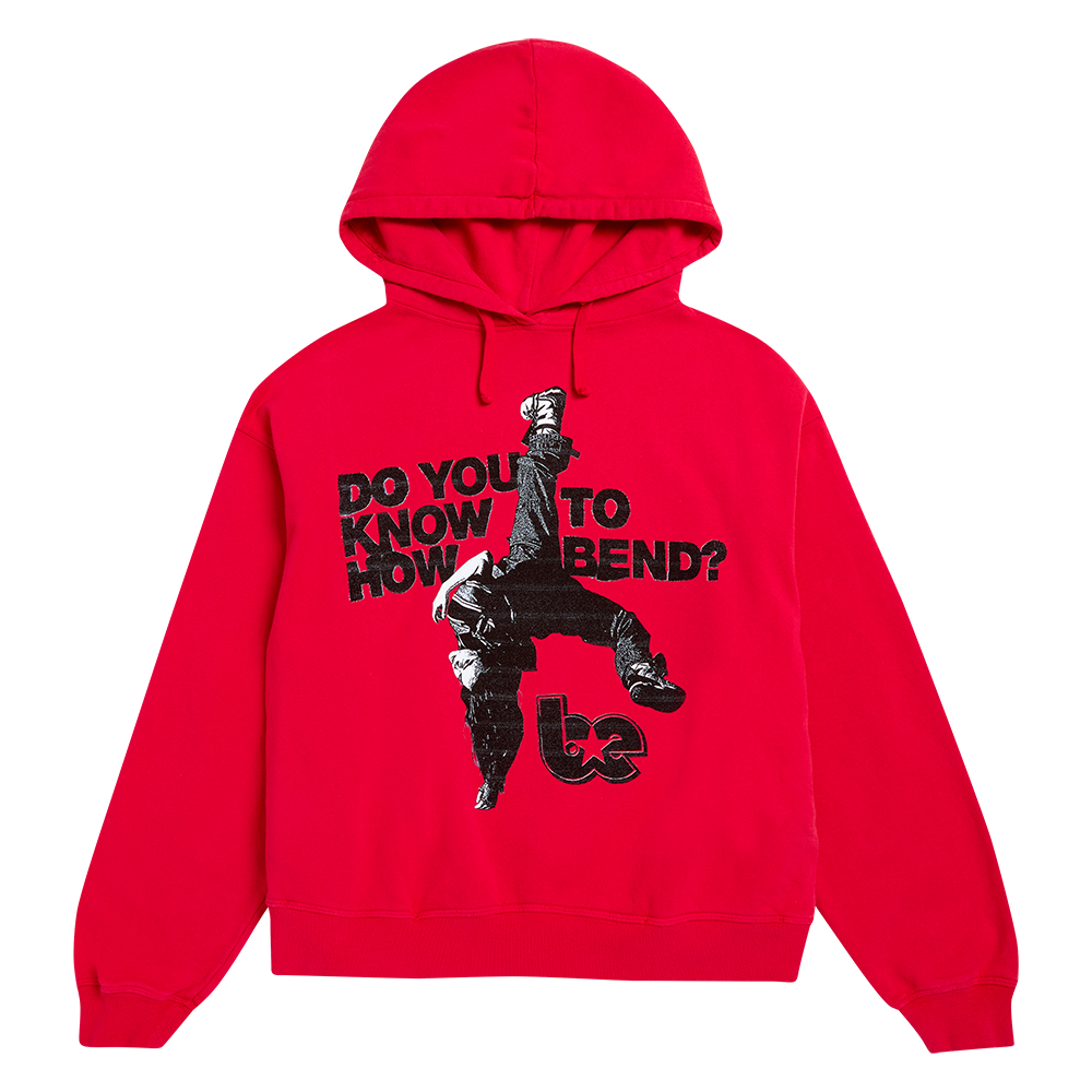 How to Bend HIT ME HARD AND SOFT: THE TOUR Red Hoodie