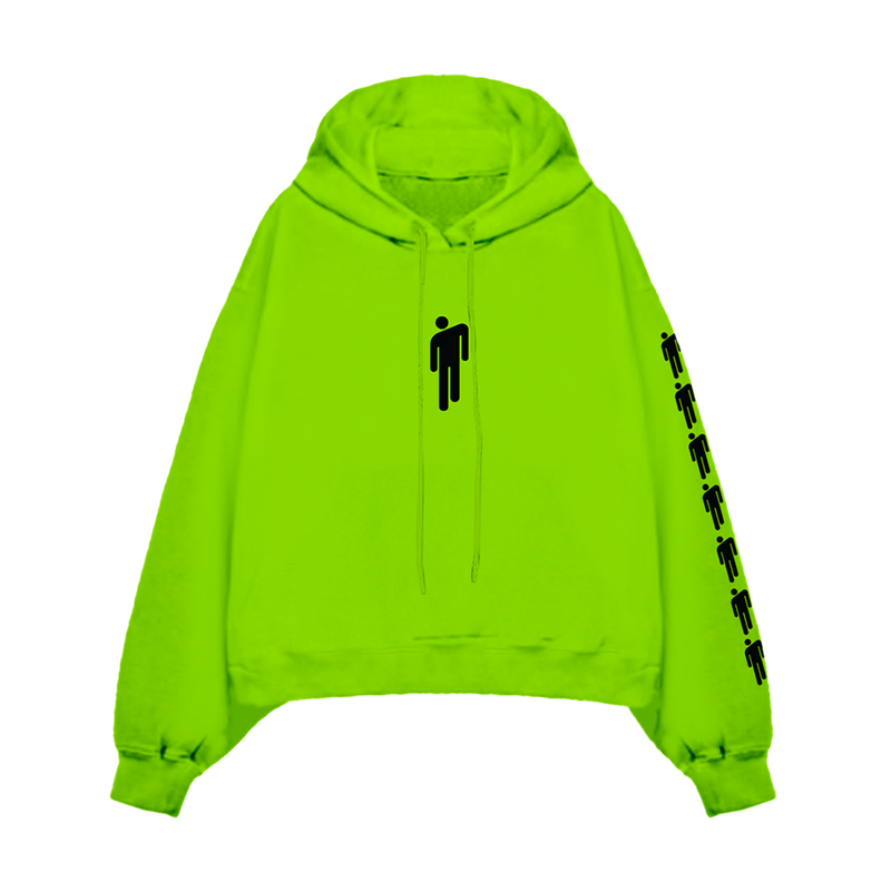 Hanging Blohsh Green Hoodie
