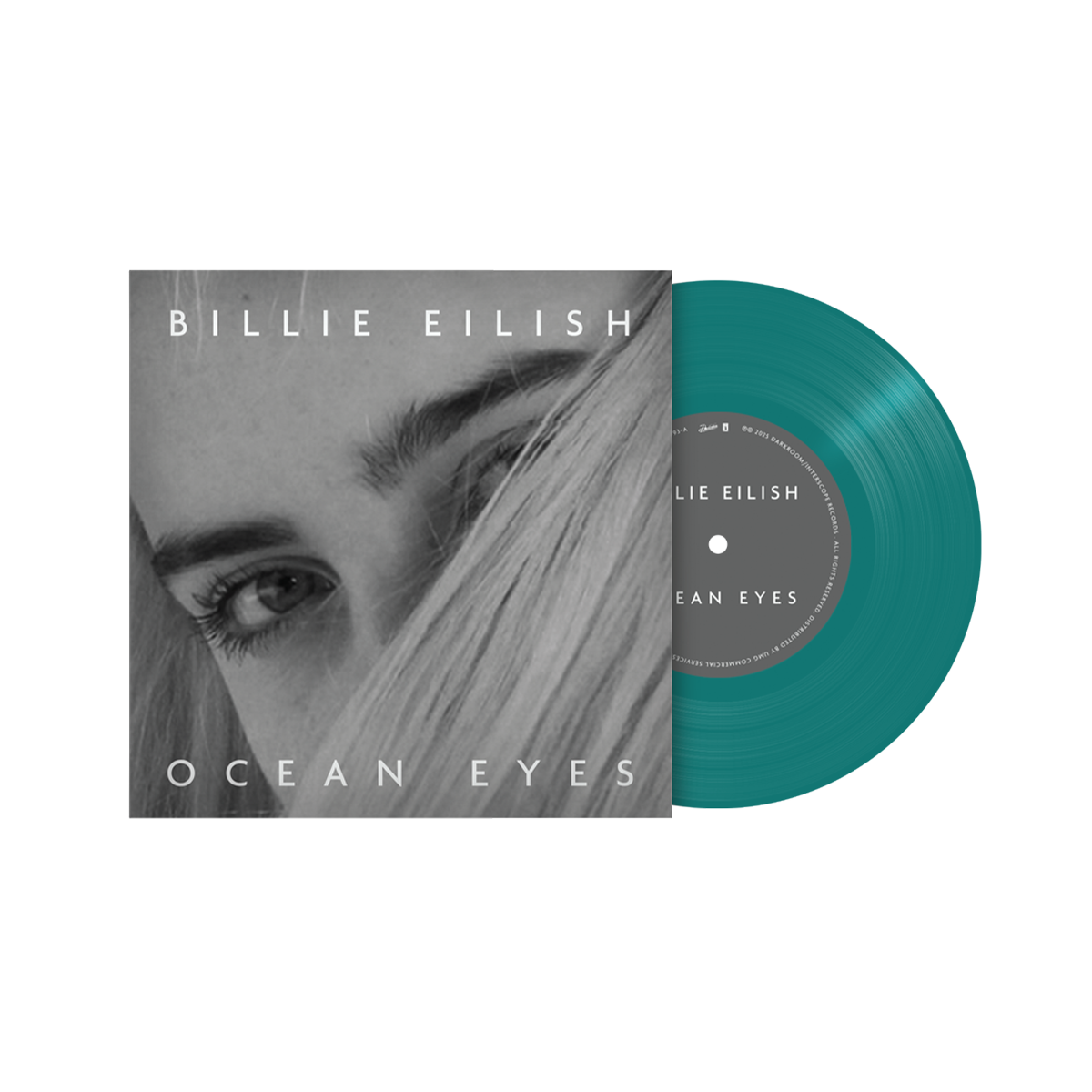 ocean eyes 7" Etched Vinyl [Turquoise Translucide]