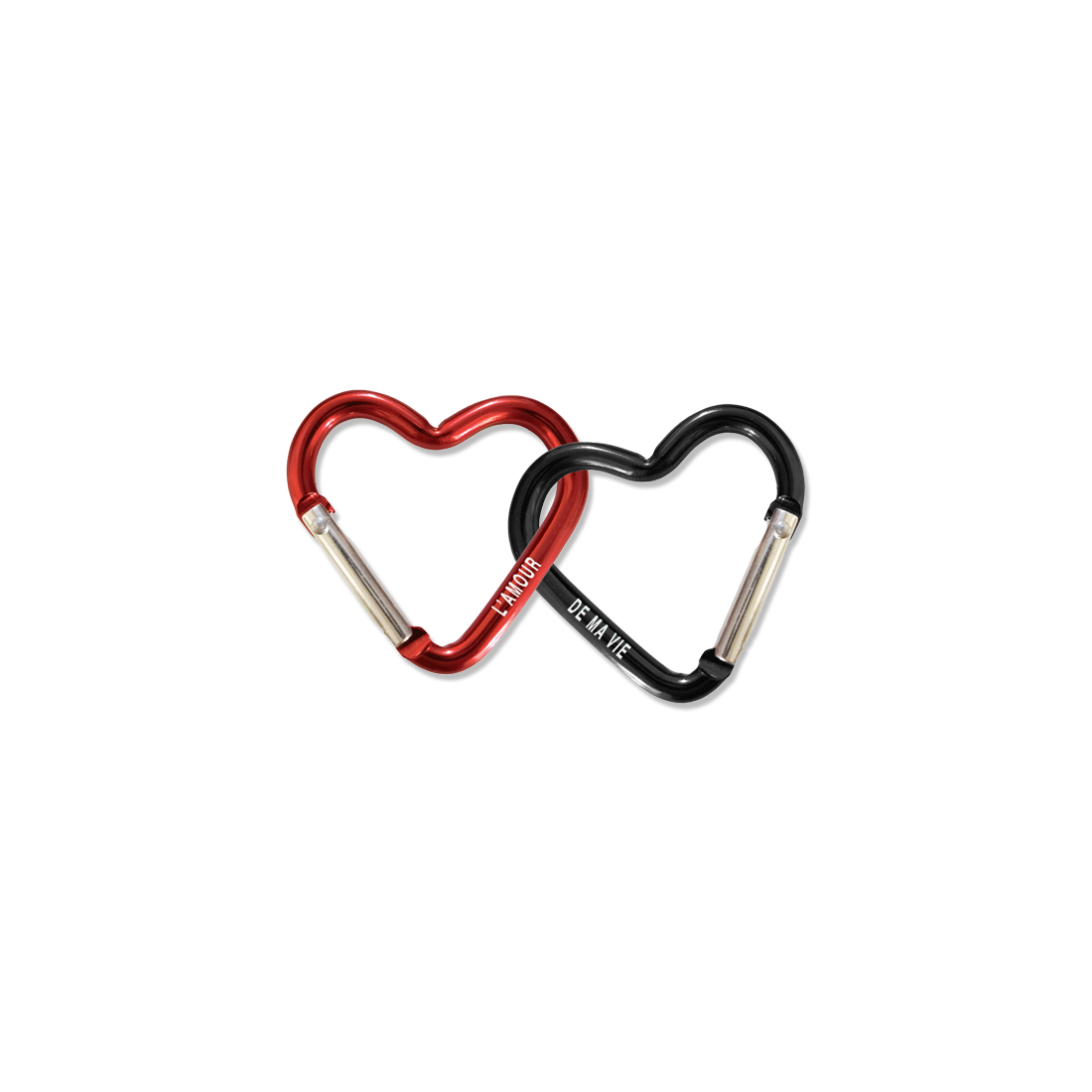 L'Amour Carabiner Clip Set