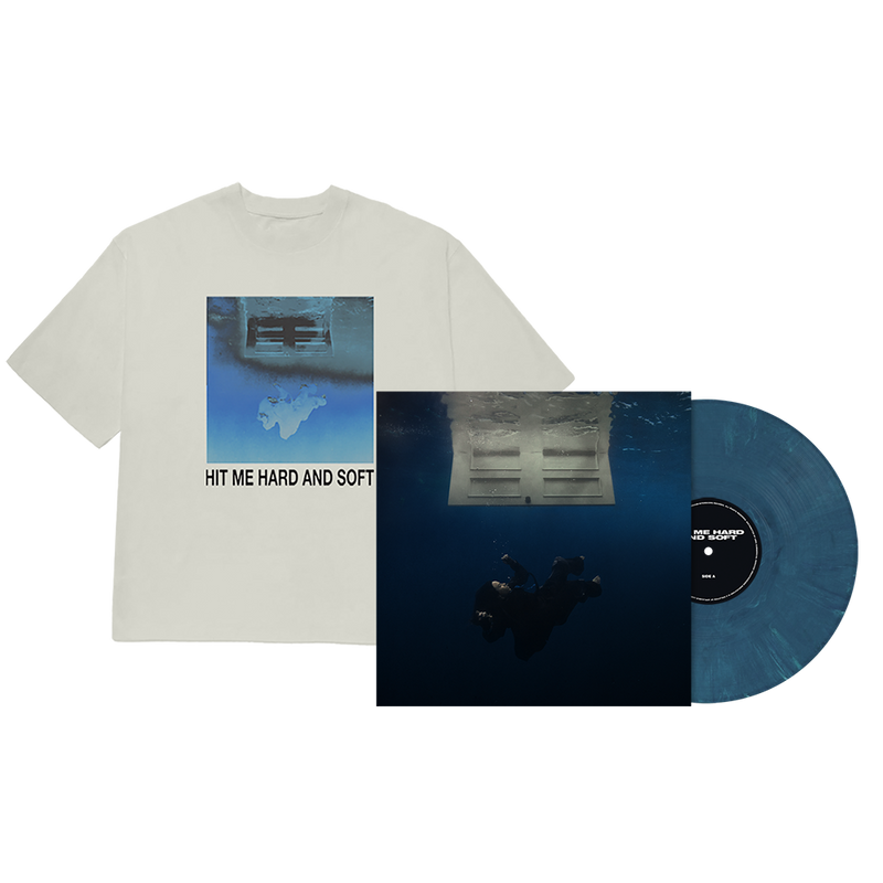 HIT ME HARD AND SOFT White Cover Tee Fan Pack