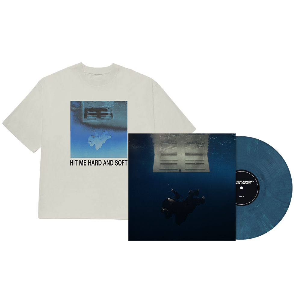 HIT ME HARD AND SOFT White Cover Tee Fan Pack