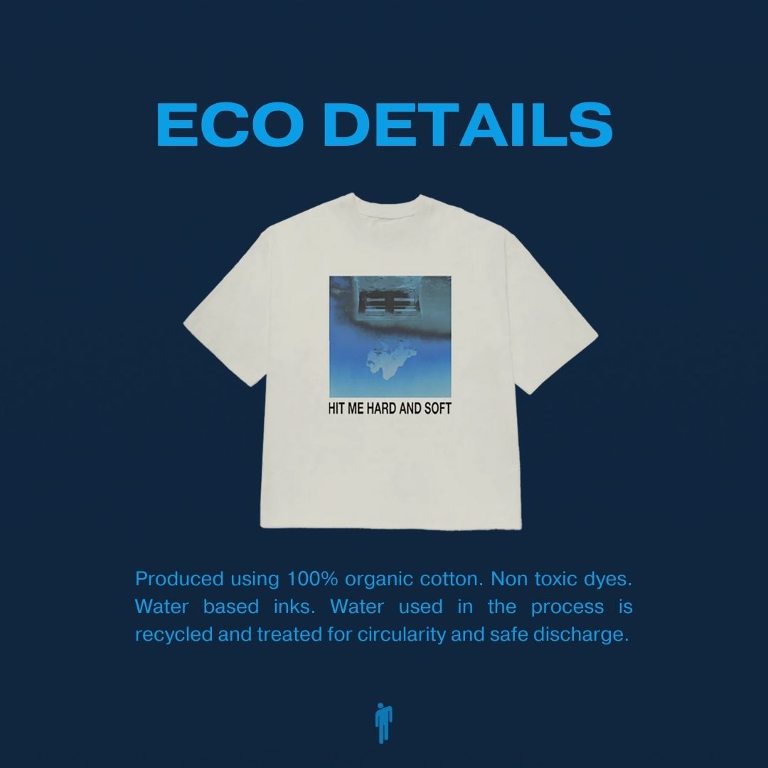 HIT ME HARD AND SOFT White Cover Tee